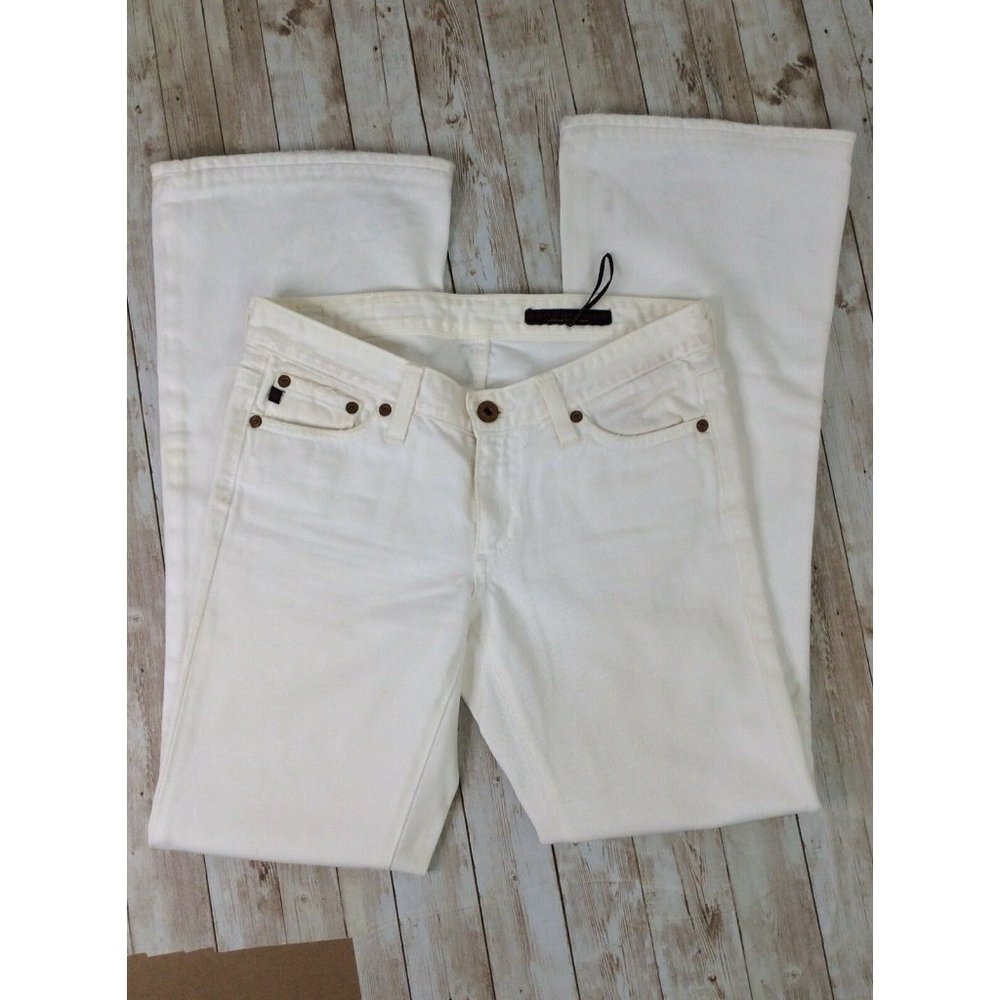 Adriano Goldschmied jeans bootcut White womens 26 (30 X 29)